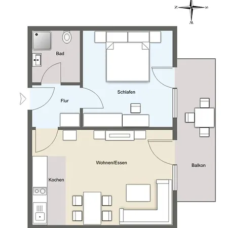 Appartement Appartementhaus Bracht - Leev